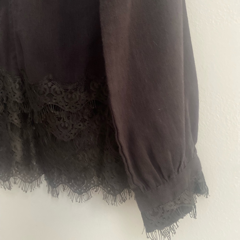 Calypso St. Barth slate gray long sleeve top - Picture 7 of 14